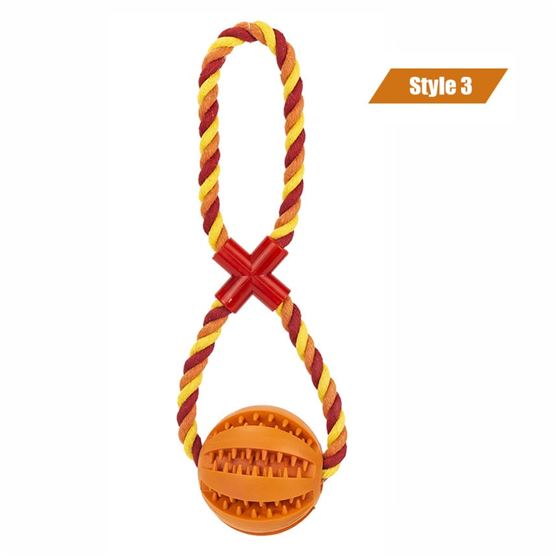Dog Toys Treat Balls Chewing Bite Resistant Toys Pet Tooth Cleaning - Image 9