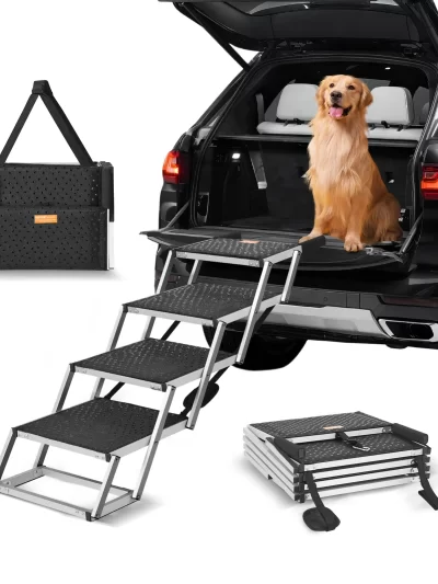 Aluminum Folding Portable Pet Steps