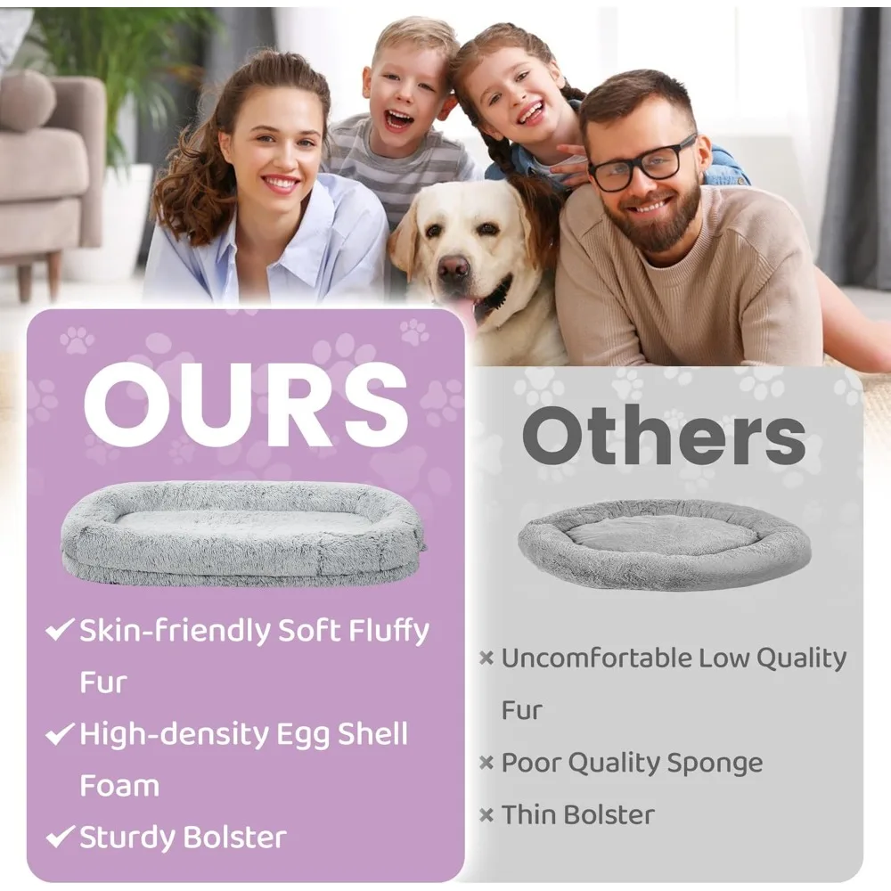 Orthopedic Human Dog Bed for Adults - Image 5