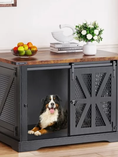 Farmhouse Dog Crate Furniture