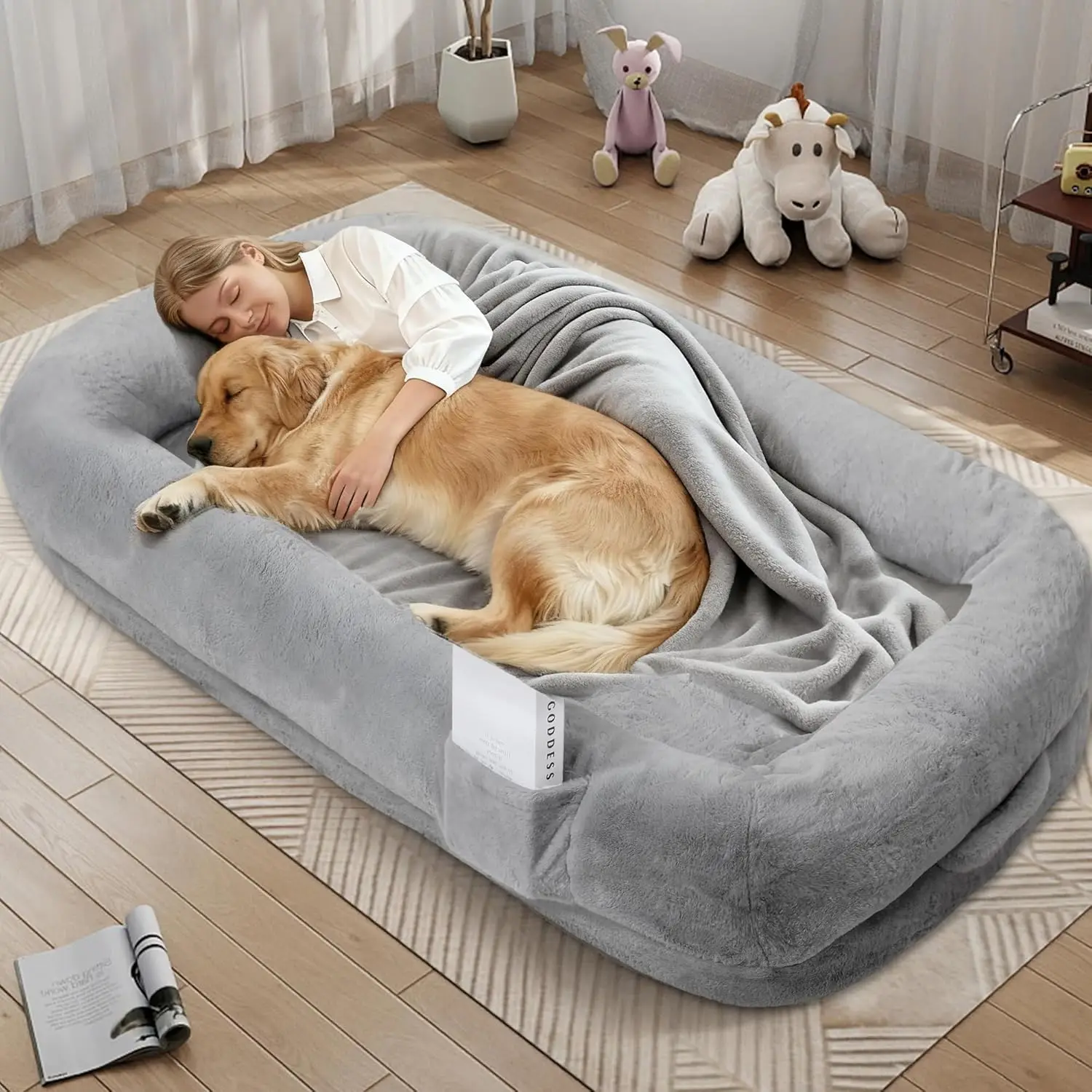 Orthopedic Human Dog Bed for Adults - Image 9