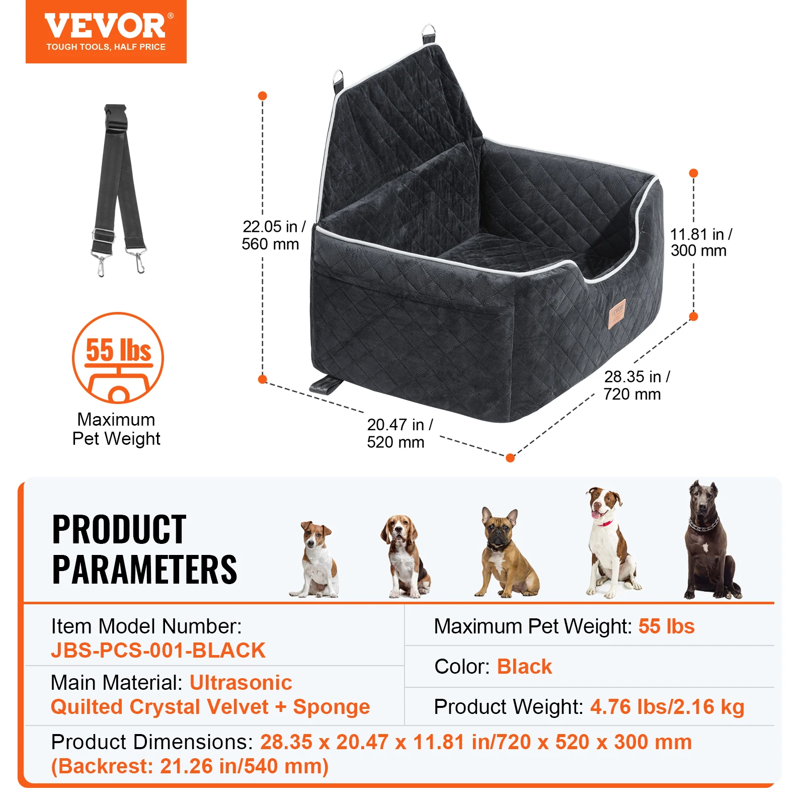 Car Seat Dog Booster Seat - Image 8