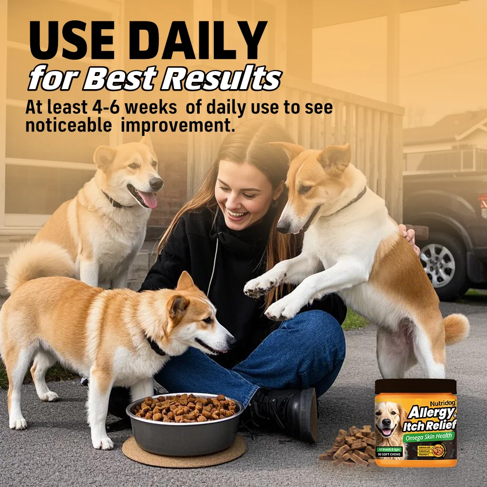 NUTRIDOG Dog Allergy Itch Relief Chews - Image 5