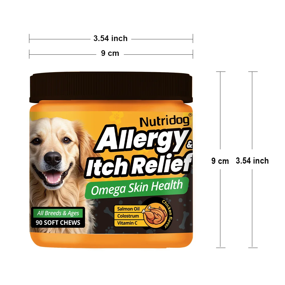 NUTRIDOG Dog Allergy Itch Relief Chews - Image 2
