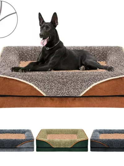 An oversized dog/ cat sofa bed