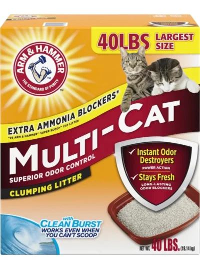 (2 pack) Superior Odor Control Cat Litter