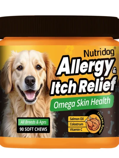 NUTRIDOG Dog Allergy Itch Relief Chews