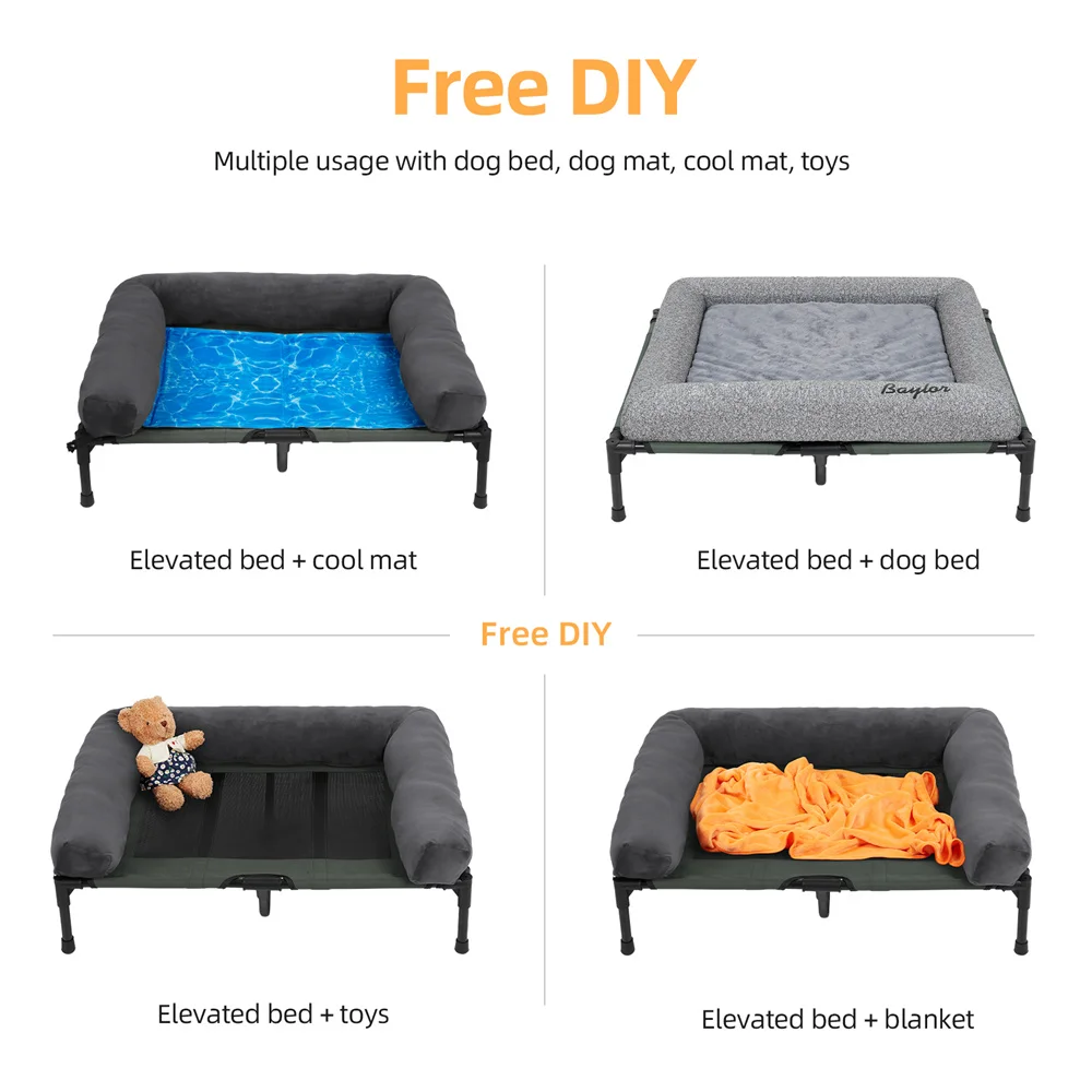 XXL XL Large Raised Dog Bed - Image 6