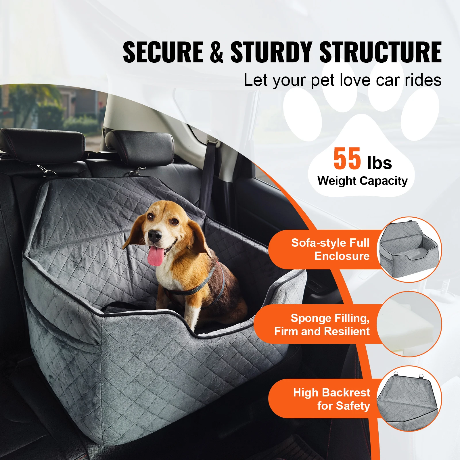 Car Seat Dog Booster Seat - Image 6