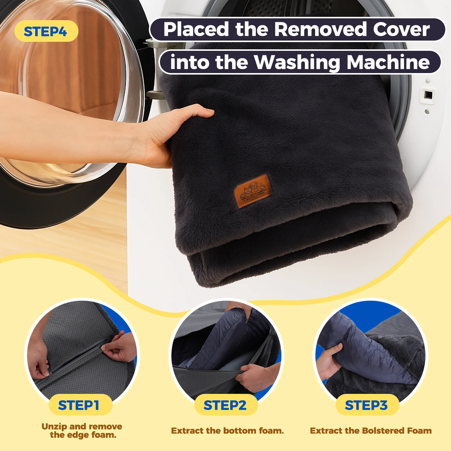 Foldable Dog Bed for Adult, Kids - Image 6