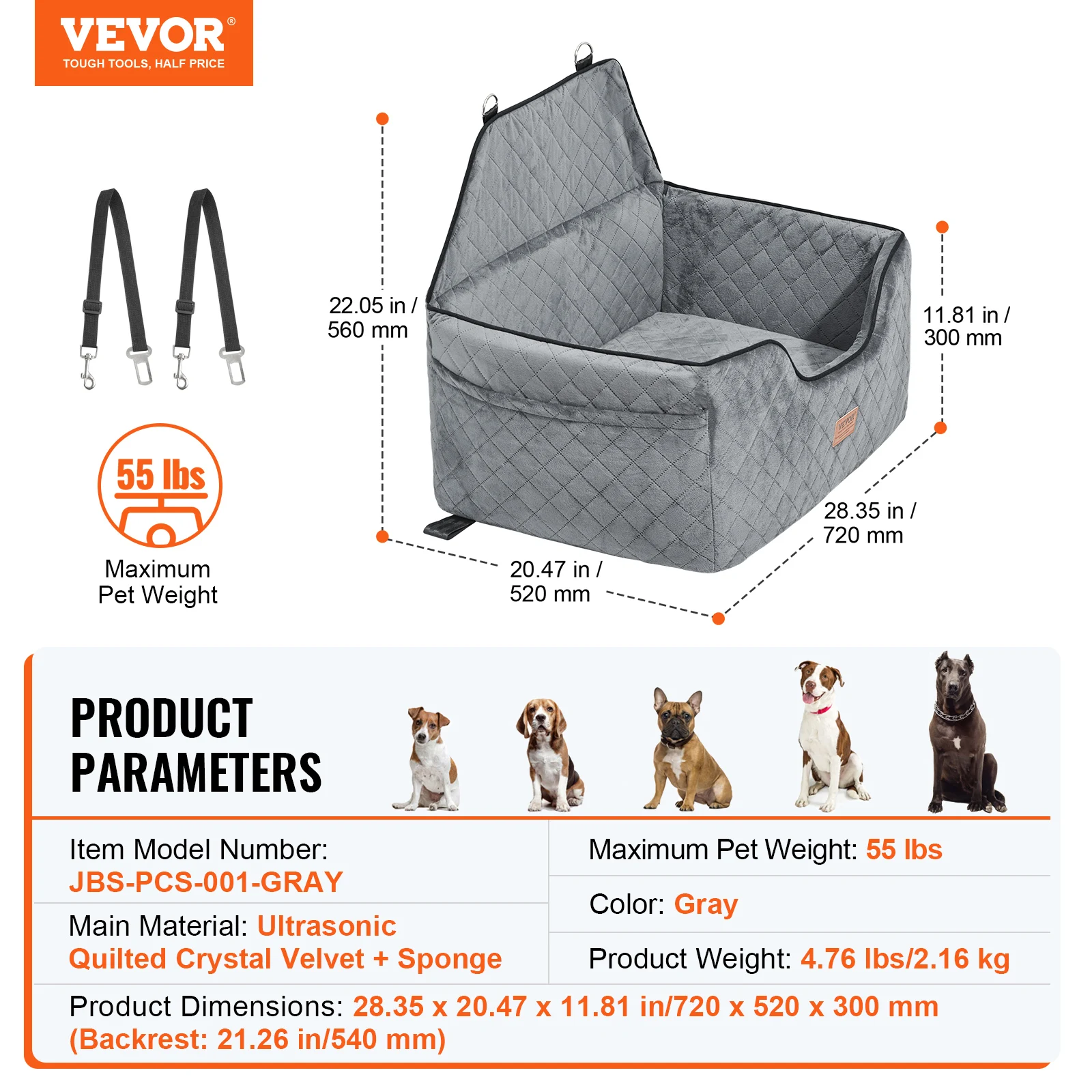 Car Seat Dog Booster Seat - Image 7