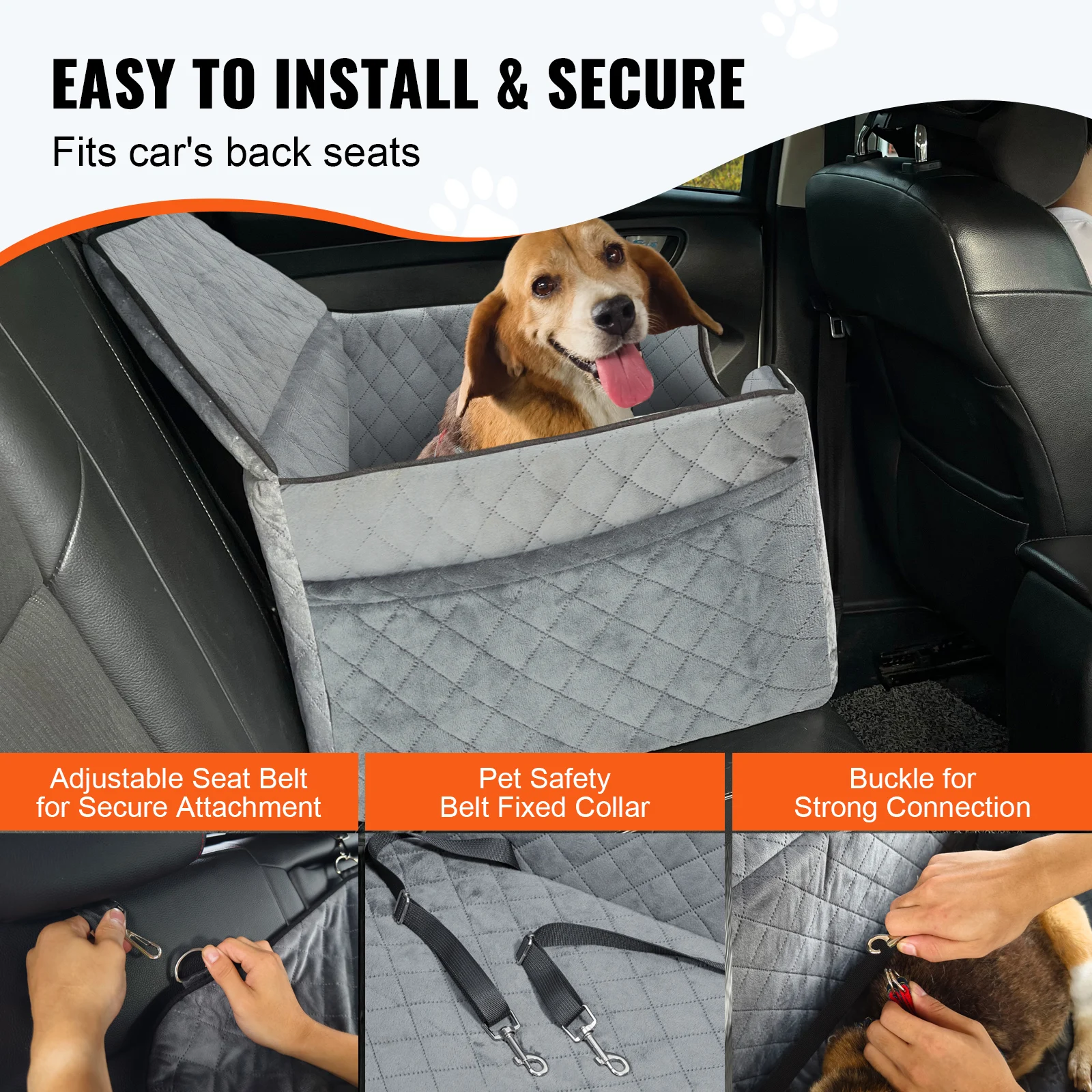 Car Seat Dog Booster Seat - Image 4