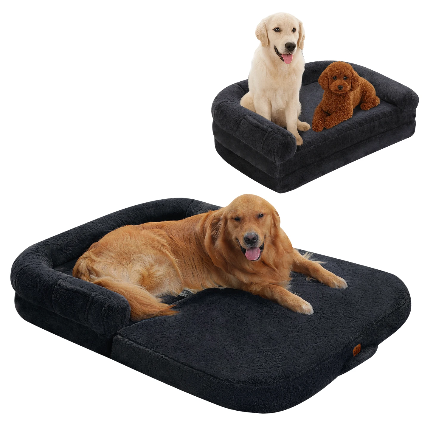 Foldable Dog Bed for Adult, Kids