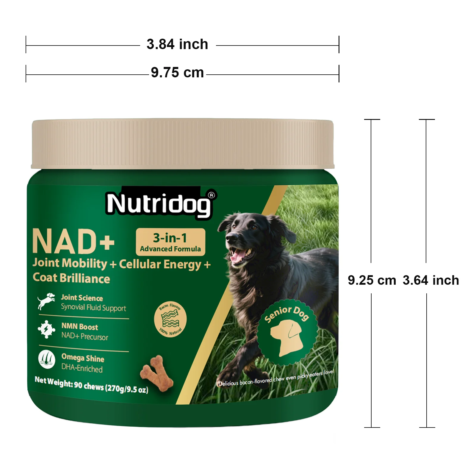 NUTRIDOG Senior Dog Vitamins Chews - Image 2