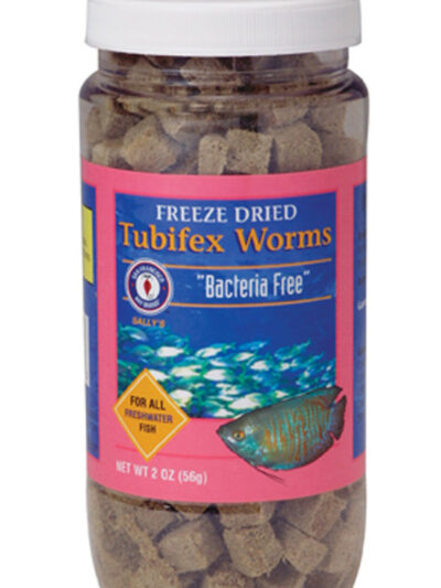 San Francisco Bay Brand Bacteria Free Tubifex Worms Freeze Dried Fish Food 56 g 1ea/2 oz
