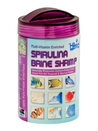 Hikari USA BioPure Spirulina Brine Shrimp Freeze Dried Fish Food 1ea/0.42 oz