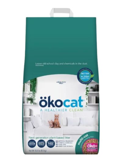 Okocat Multi-Cat Premium Clumping Litter 18.8 Lb
