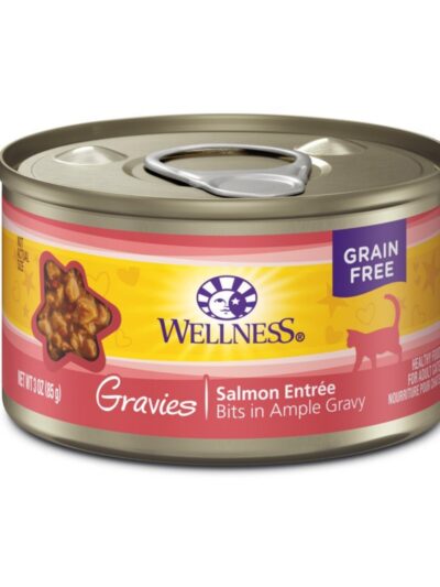 Wellness Cat Complete Health Gravies Salmon EntrÃ©e 3oz. (Case of 12)
