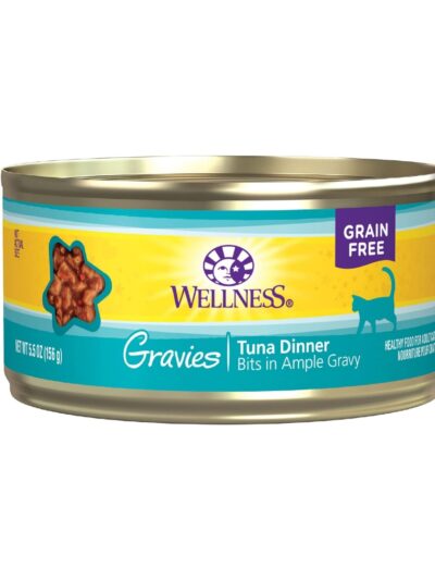 Wellness Cat Complete Health Gravies Salmon EntrÃ©e 5.5oz. (Case of 12)