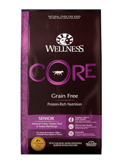 Wellness Dog Core Senior 24Lb Grain Free