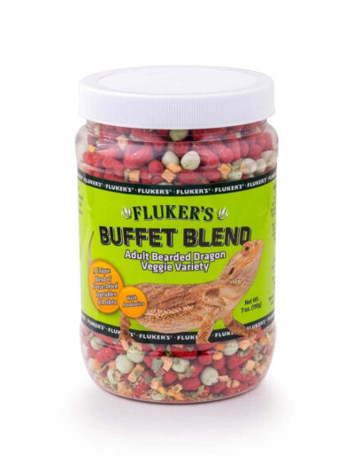 Fluker's Buffet Blend Adult Bearded Dragon Veggie Variety Freeze Dried Food 1ea/7 oz