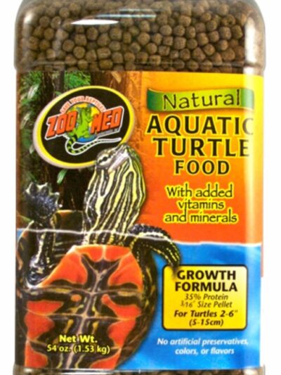 Zoo Med Natural Aquatic Turtle Food Growth Formula Dry Food 1ea/54 oz