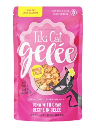 Tiki Pet Cat Gelee Tuna & Crab 2.8oz. (Case of 12)