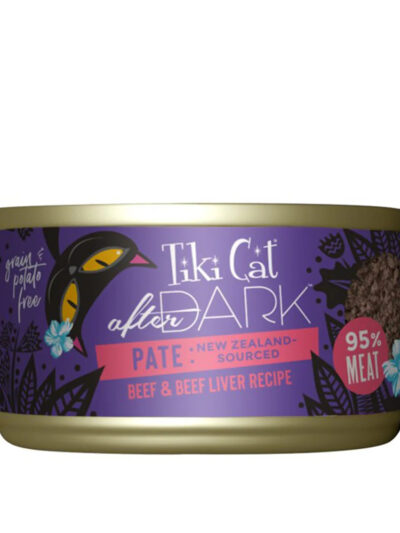 Tiki Pets Cat After Dark Beef Liver Pate 3oz. (Case of 12)