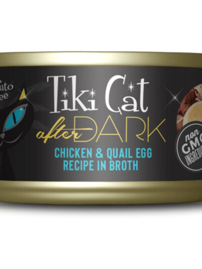 Tiki Pet Cat After Dark Pate Chicekn & Quail 2.8oz. (Case of 12)