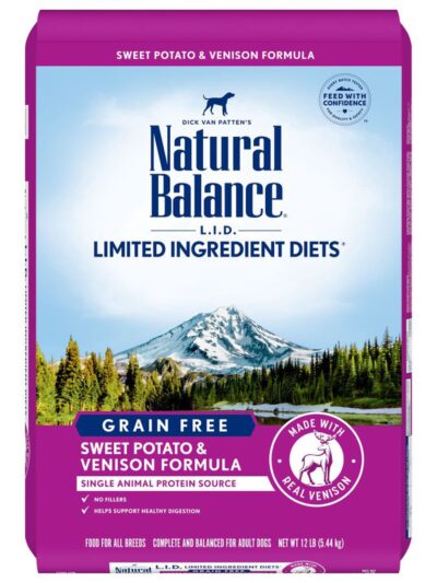 Natural Balance Pet Foods Limited Ingredient Reserve Grain Free Sweet Potato & Venison 12lb