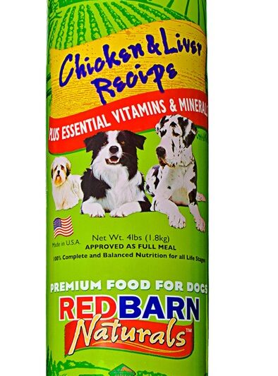 Redbarn Pet Products Dog Food Roll Chicken & Liver 4lb