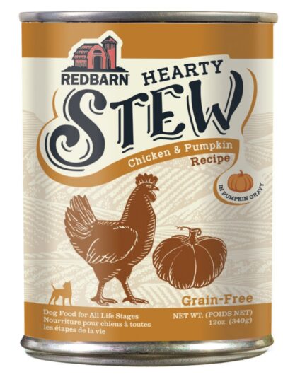 Redbarn Pet Products Hearty Stew All Life Stages Canned Dog Food Chicken & Pumpkin 12oz