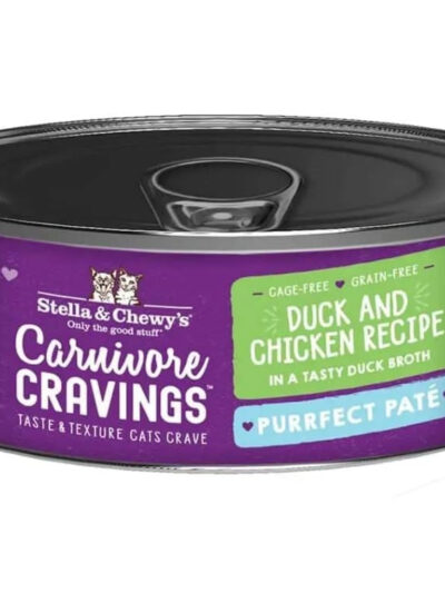 Stella and Chewys Cat Carnivore Cravings Pate Duck and Chicken 2.8oz. (Case of 24)
