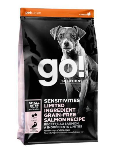 Go! Dog Sensitivities Limited Ingredient Grain Free Small Bites Salmon 3.5Lb