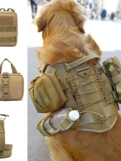 Dog Tactical Bags Set