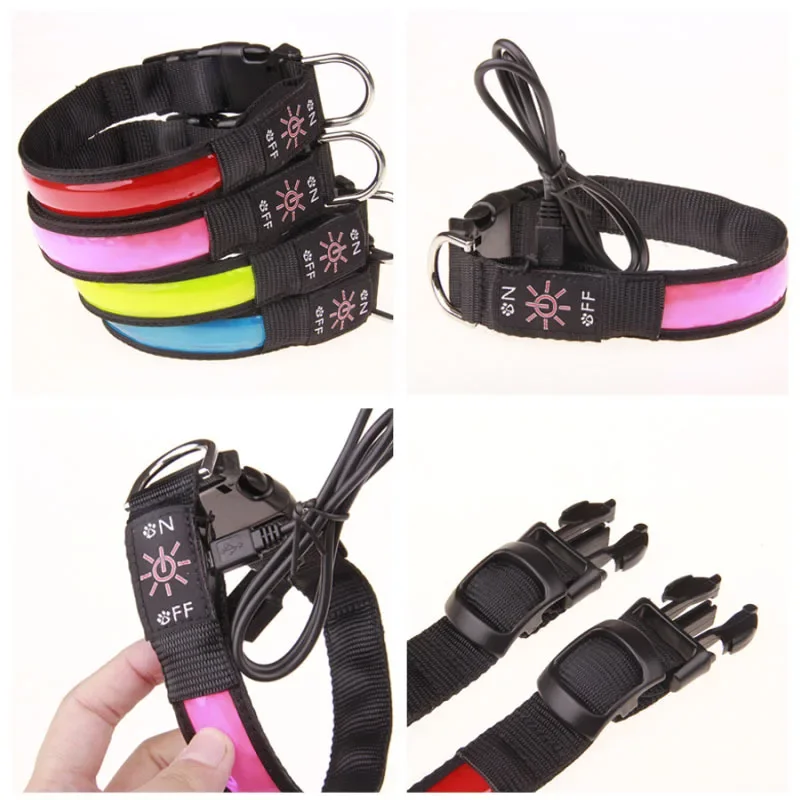 LED Glowing Dog Collar Adjustable