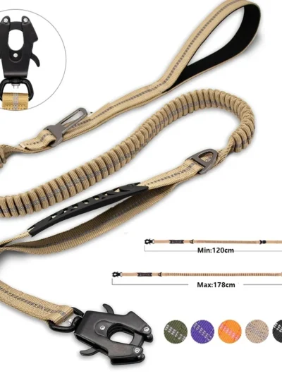 Reflective Shock Absorbing Pet Leash