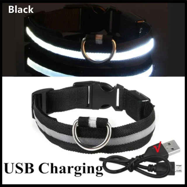 LED Glowing Dog Collar Adjustable Flashing - Image 8
