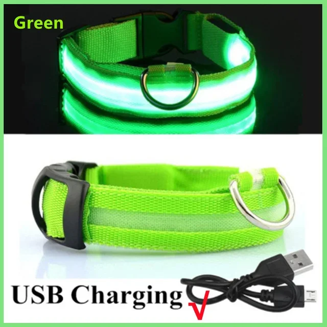 LED Glowing Dog Collar Adjustable Flashing - Image 12