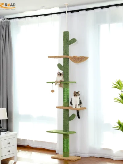 Cat Tree 5-Tier Floor to Ceiling