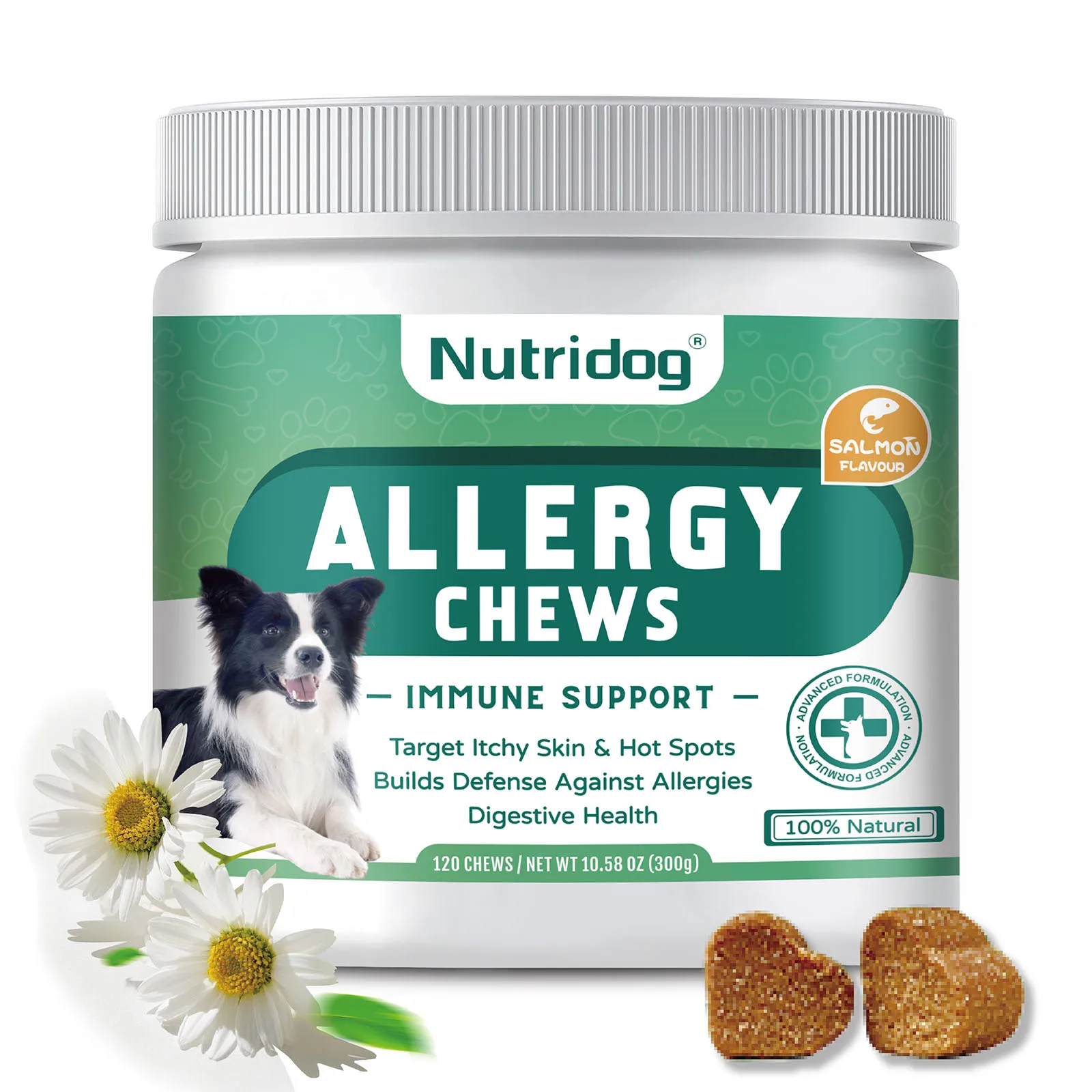 NUTRIDOG Dog Anti-Allergy Chews Salmon - Image 8
