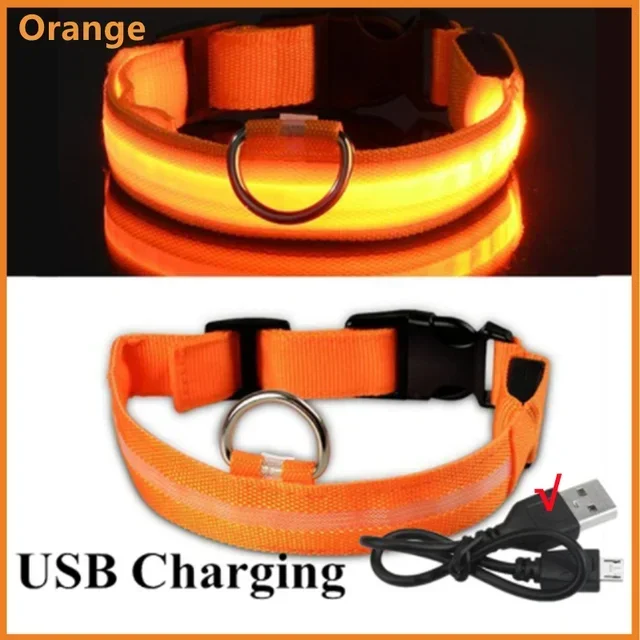 LED Glowing Dog Collar Adjustable Flashing - Image 7