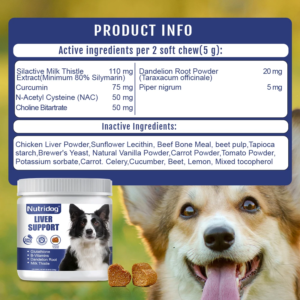 NUTRIDOG Dog Liver Support Chews - Image 3
