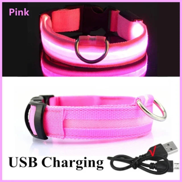 LED Glowing Dog Collar Adjustable Flashing - Image 9