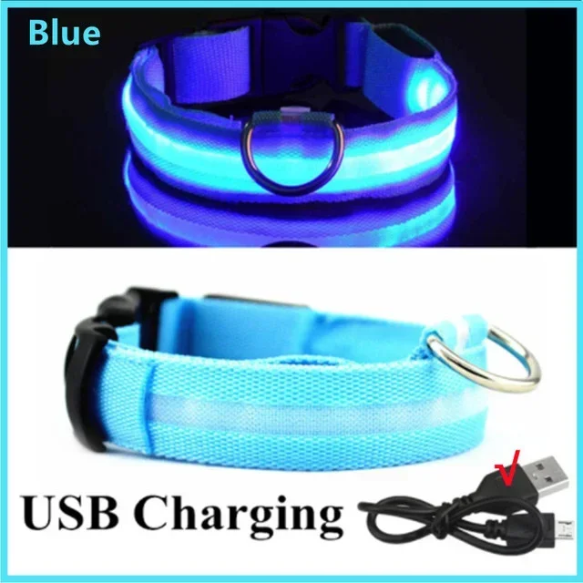 LED Glowing Dog Collar Adjustable Flashing - Image 13