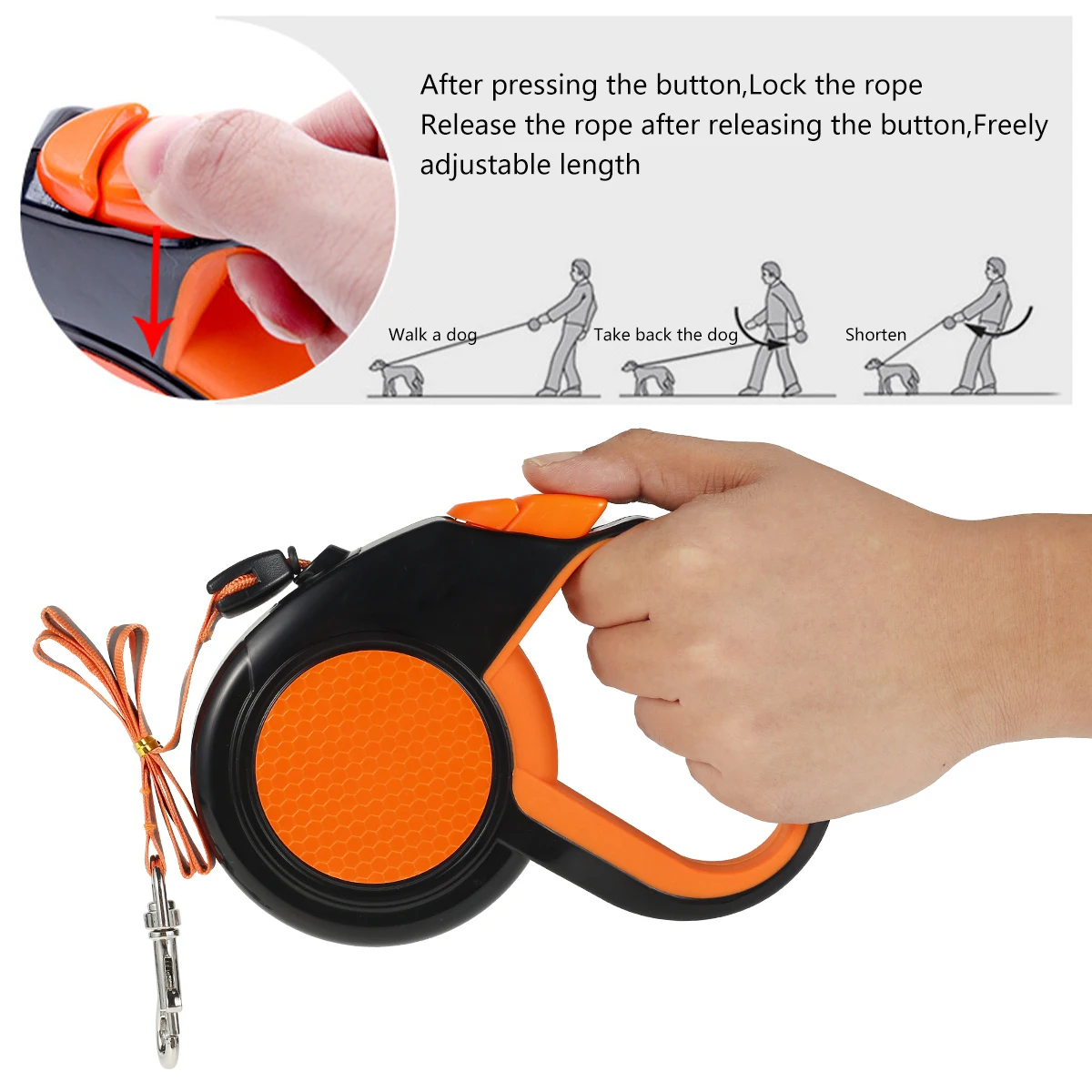 8M Retractable Dog Lead Heavy Duty - Image 5