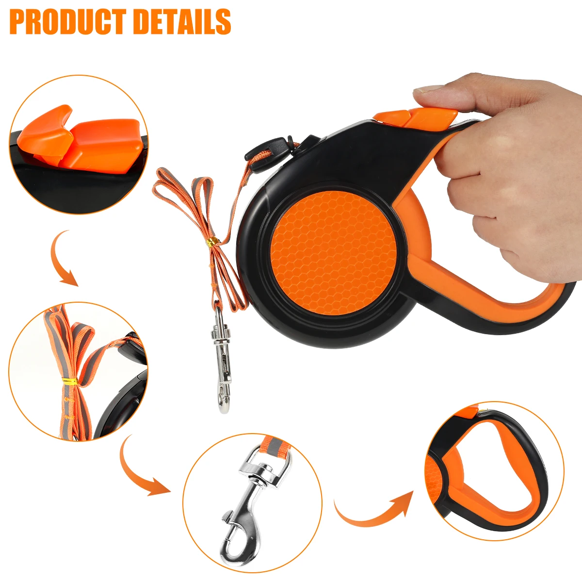 8M Retractable Dog Lead Heavy Duty - Image 3