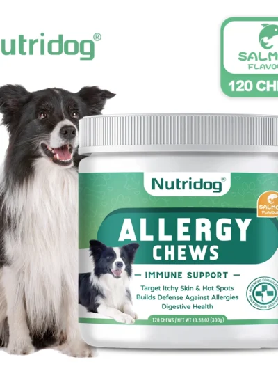 NUTRIDOG Dog Anti-Allergy Chews Salmon