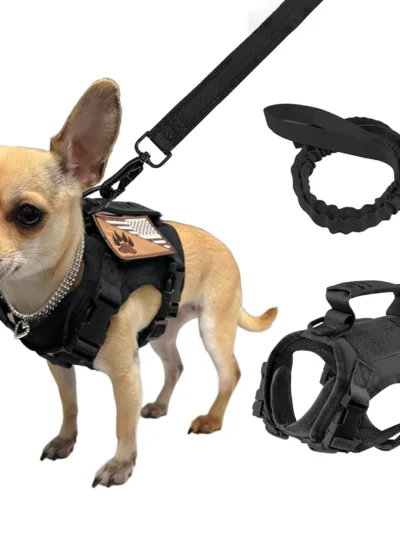 Tactical Puppy Harness Leash Set