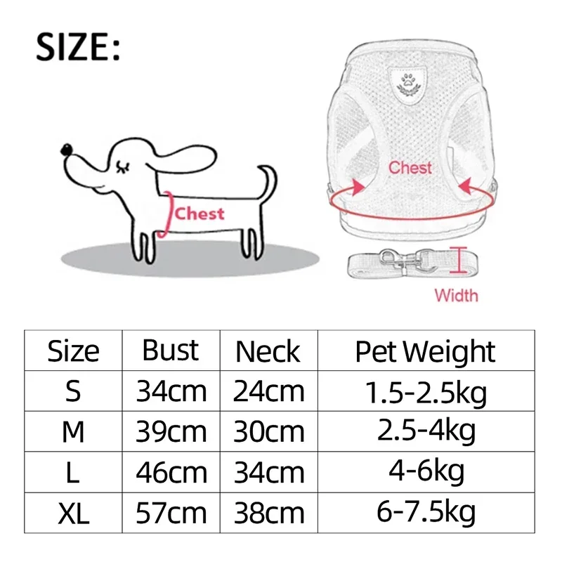 Cat/Small Dog Harness Vest Leash - Image 15